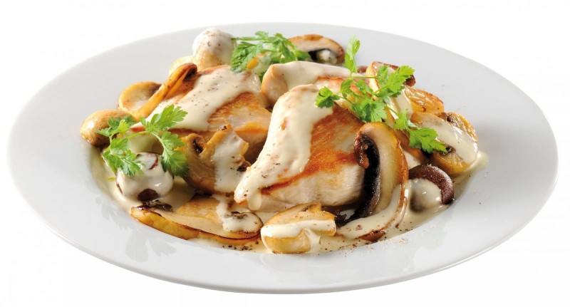 ​Cuisiner un poulet aux champignons à la friteuse sans huile